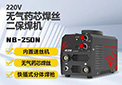 【沪工之星】NB-250N｜气保焊机｜轻工便携/家用工业两相宜，一机多能焊出专业感！