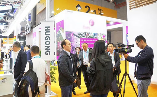 江苏常州卫视拍摄沪工意大利CEA展位